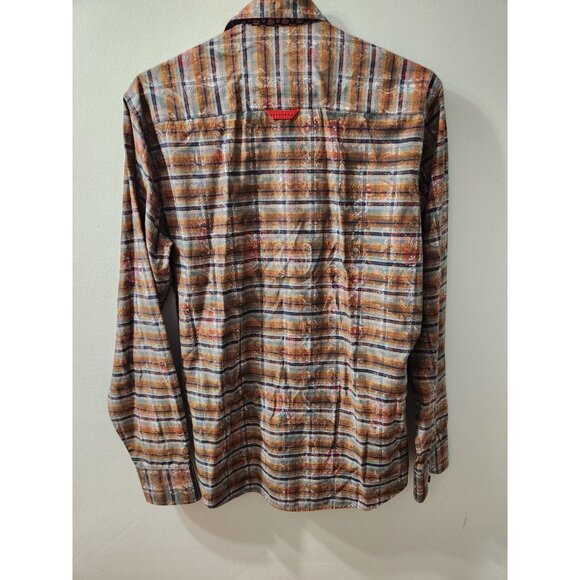 7 Downie St Men Dress Shirt Size 3 Long Sleeves - Picture 5 of 9